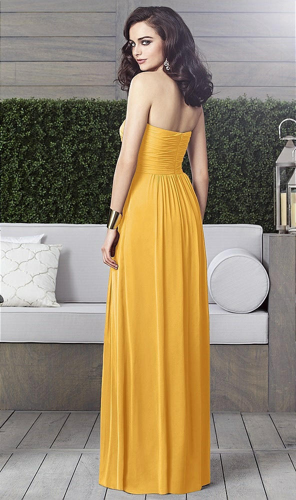 Back View - NYC Yellow Dessy Collection Style 2910