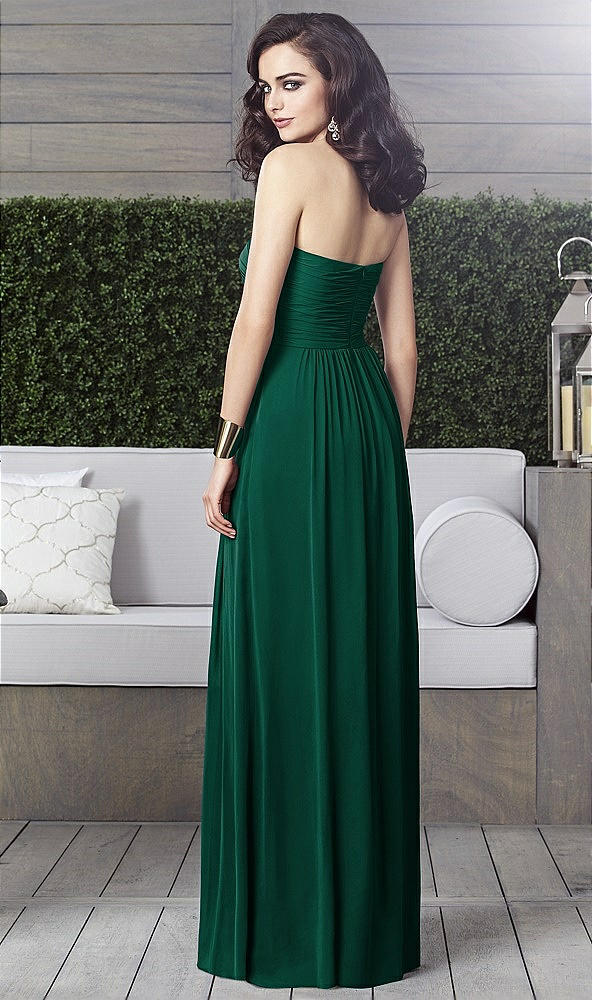 Back View - Hunter Green Dessy Collection Style 2910