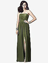 Front View Thumbnail - Olive Green Dessy Collection Style 2910