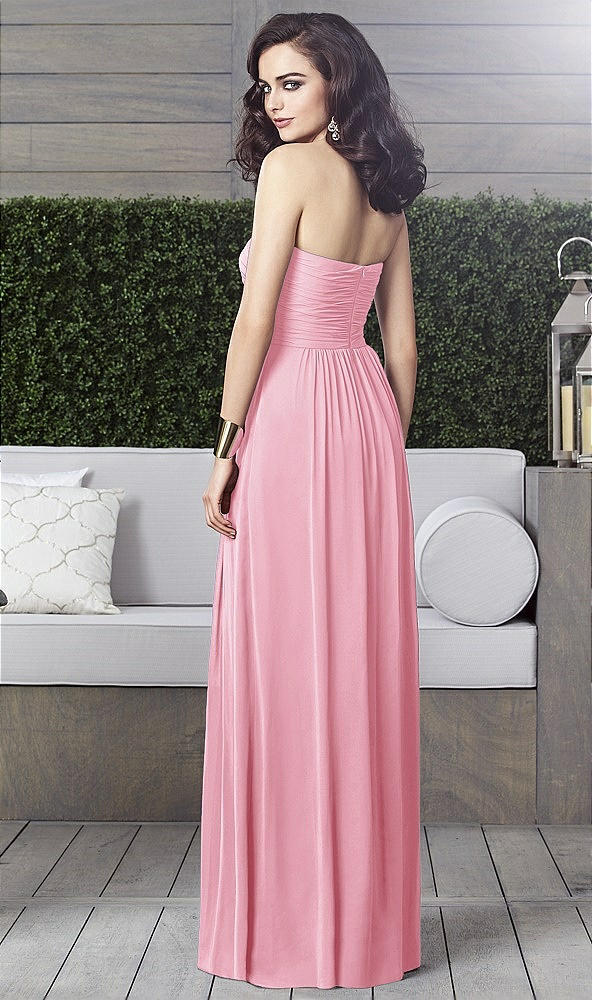 Back View - Peony Pink Dessy Collection Style 2910