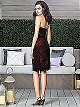 Rear View Thumbnail - Burgundy & Black Dessy Collection Style 2911
