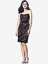 Front View Thumbnail - Fuchsia & Black Dessy Collection Style 2911