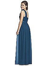 Rear View Thumbnail - Dusk Blue Junior Bridesmaid Dress JR526