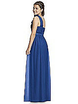 Rear View Thumbnail - Classic Blue Junior Bridesmaid Dress JR526