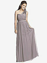 Front View Thumbnail - Cashmere Gray Junior Bridesmaid Dress JR526