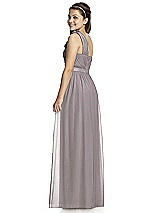 Rear View Thumbnail - Cashmere Gray Junior Bridesmaid Dress JR526