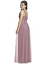 Rear View Thumbnail - Dusty Rose Junior Bridesmaid Dress JR526