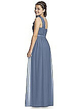 Rear View Thumbnail - Larkspur Blue Junior Bridesmaid Dress JR526