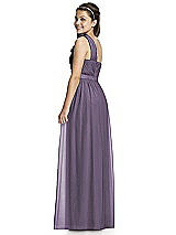 Rear View Thumbnail - Lavender Junior Bridesmaid Dress JR526