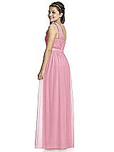 Rear View Thumbnail - Peony Pink Junior Bridesmaid Dress JR526