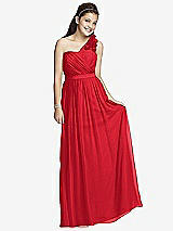 Front View Thumbnail - Parisian Red Junior Bridesmaid Dress JR526