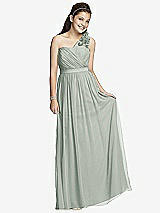 Front View Thumbnail - Willow Green Junior Bridesmaid Dress JR526