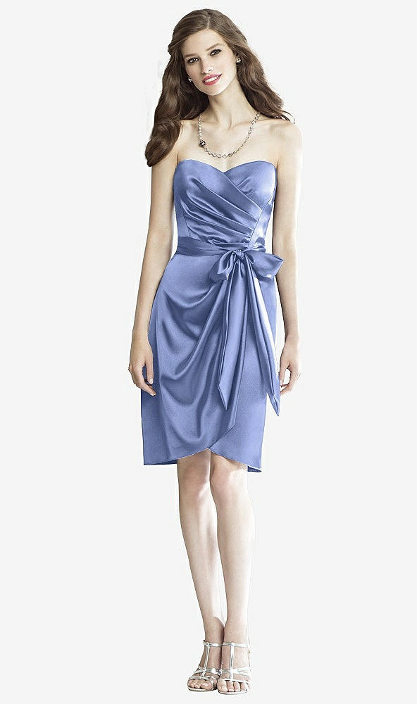 Front View - Periwinkle - PANTONE Serenity Social Bridesmaids Style 8133