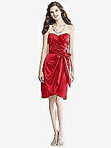 Front View Thumbnail - Parisian Red Social Bridesmaids Style 8133