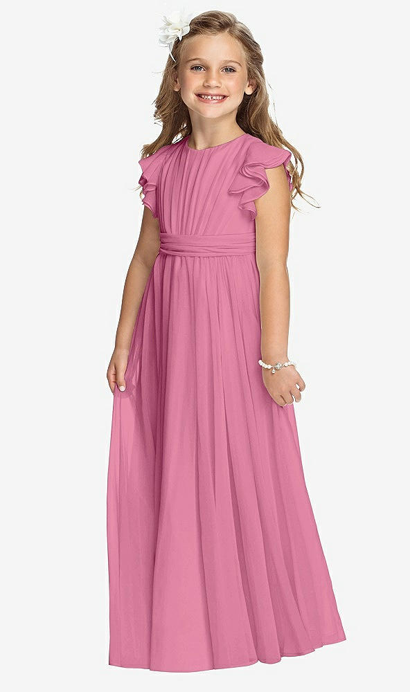 Front View - Orchid Pink Flower Girl Dress FL4038