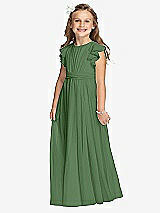Front View Thumbnail - Vineyard Green Flower Girl Dress FL4038
