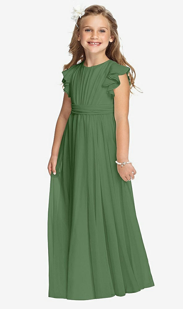 Front View - Vineyard Green Flower Girl Dress FL4038