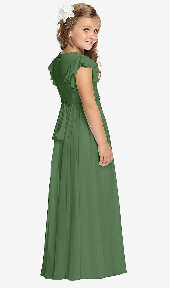 Back View - Vineyard Green Flower Girl Dress FL4038