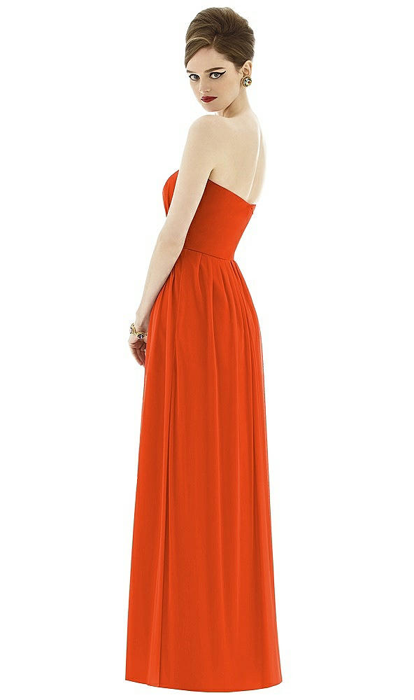 Back View - Tangerine Tango Alfred Sung Style D651