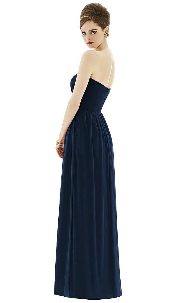 Back View - Midnight Navy Alfred Sung Style D651