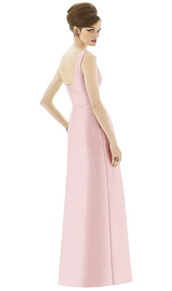Back View - Ballet Pink Alfred Sung Style D655