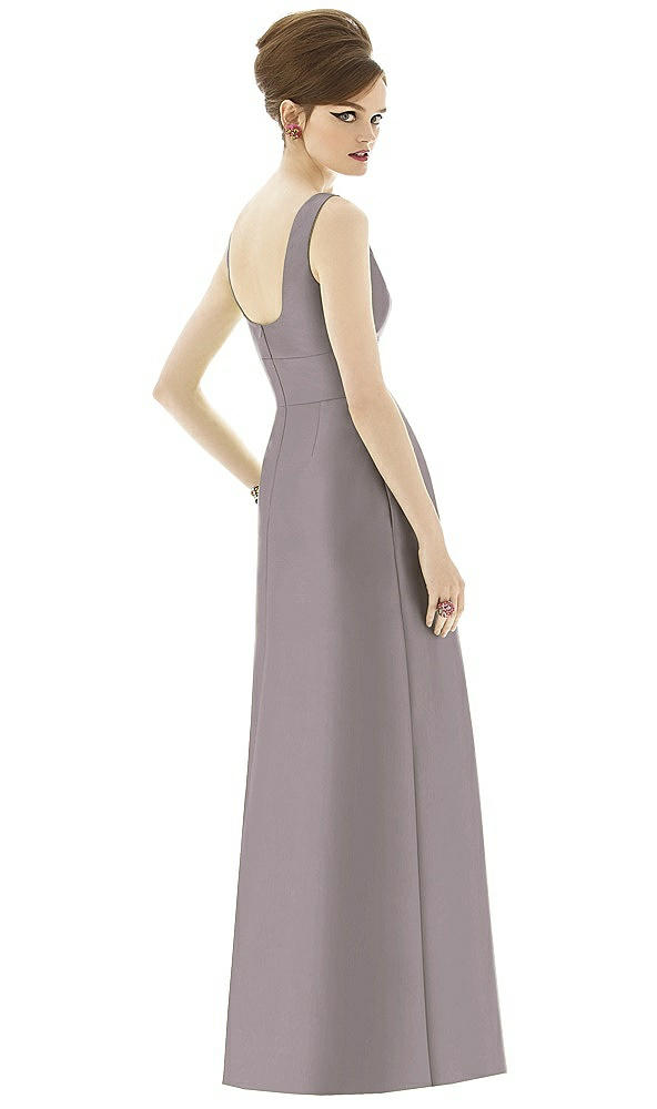 Back View - Cashmere Gray Alfred Sung Style D655