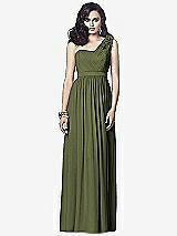 Front View Thumbnail - Olive Green Dessy Collection Style 2909