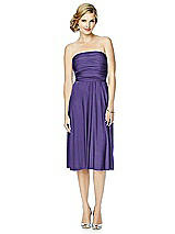 Alt View 5 Thumbnail - Regalia - PANTONE Ultra Violet Twist Wrap Convertible Cocktail Dress