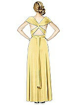 Rear View Thumbnail - Buttercup Twist Wrap Convertible Maxi Dress