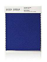 Front View Thumbnail - Cobalt Blue Satin Twill Swatch
