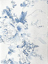 Front View Thumbnail - Cottage Rose Larkspur Satin Twill Fabric by the Yard