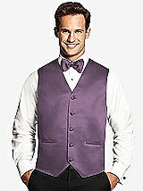 Front View Thumbnail - Smashing Matte Satin Tuxedo Vests by After Six