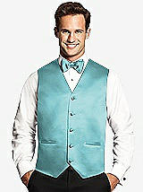 Front View Thumbnail - Spa Matte Satin Tuxedo Vests by After Six