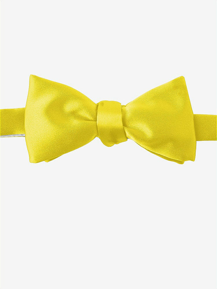 Front View - Citrus Matte Satin Bow Ties by After Six