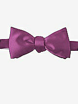 Front View Thumbnail - Radiant Orchid Matte Satin Bow Ties by After Six
