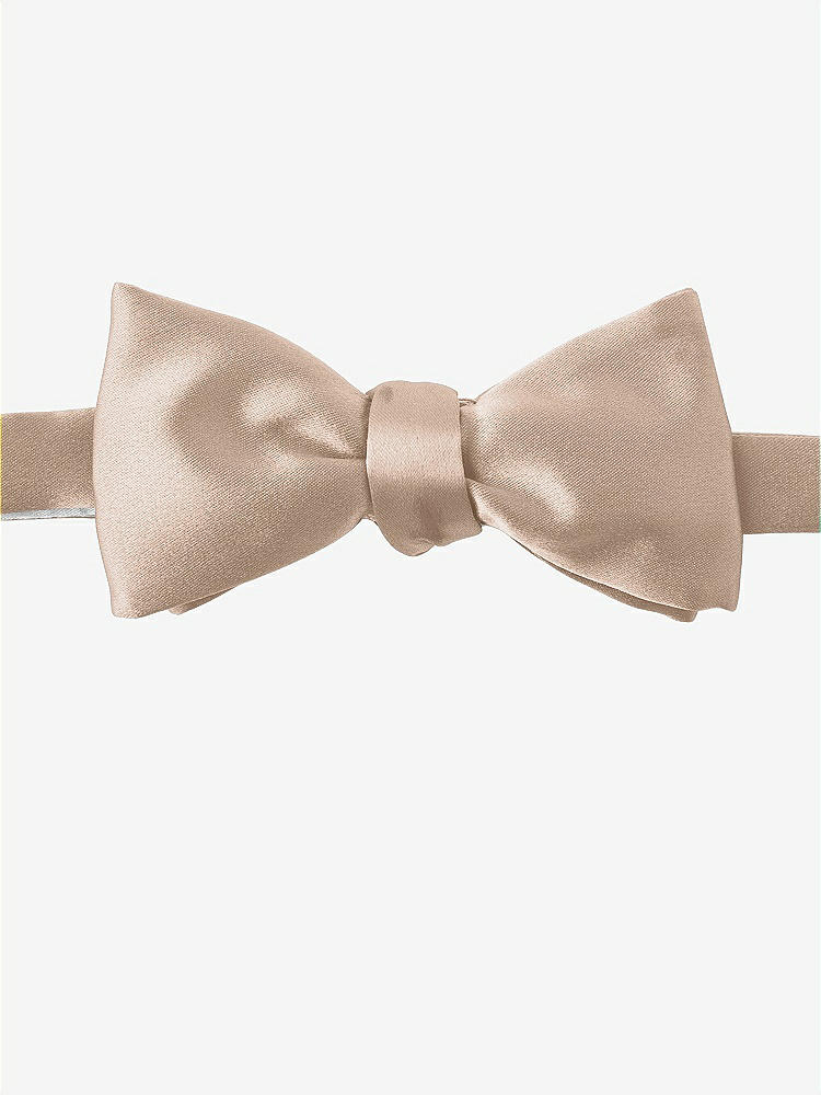 Front View - Topaz Matte Satin Bow Ties by After Six