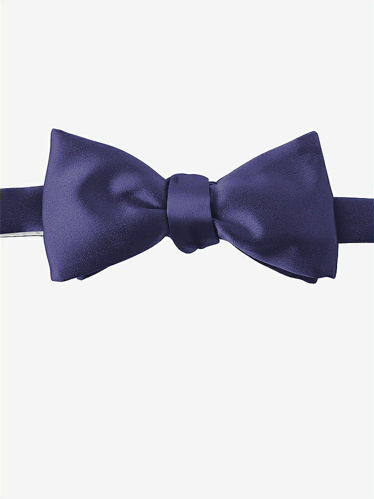Front View - Amethyst Matte Satin Bow Ties by After Six