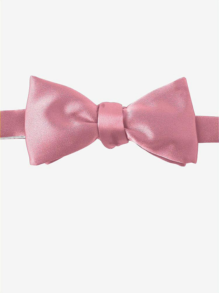 Front View - Carnation Matte Satin Bow Ties by After Six