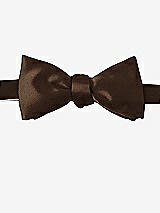 Front View Thumbnail - Espresso Matte Satin Bow Ties by After Six