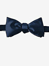 Front View Thumbnail - Midnight Navy Matte Satin Bow Ties by After Six