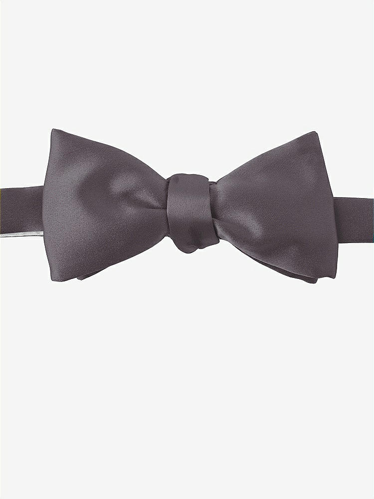 Front View - Stormy Matte Satin Bow Ties by After Six