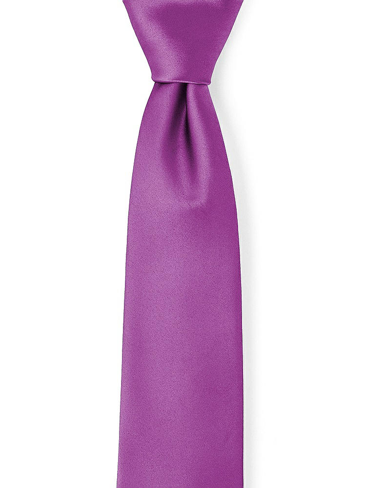 Front View - Orchid Matte Satin Neckties by After Six
