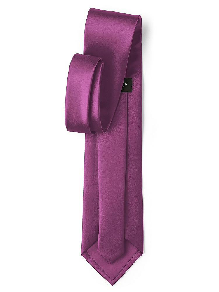 Back View - Radiant Orchid Matte Satin Neckties by After Six