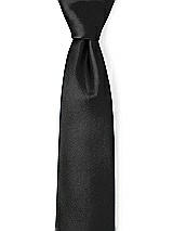 Front View Thumbnail - Black Matte Satin Neckties by After Six