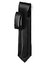 Rear View Thumbnail - Black Matte Satin Neckties by After Six