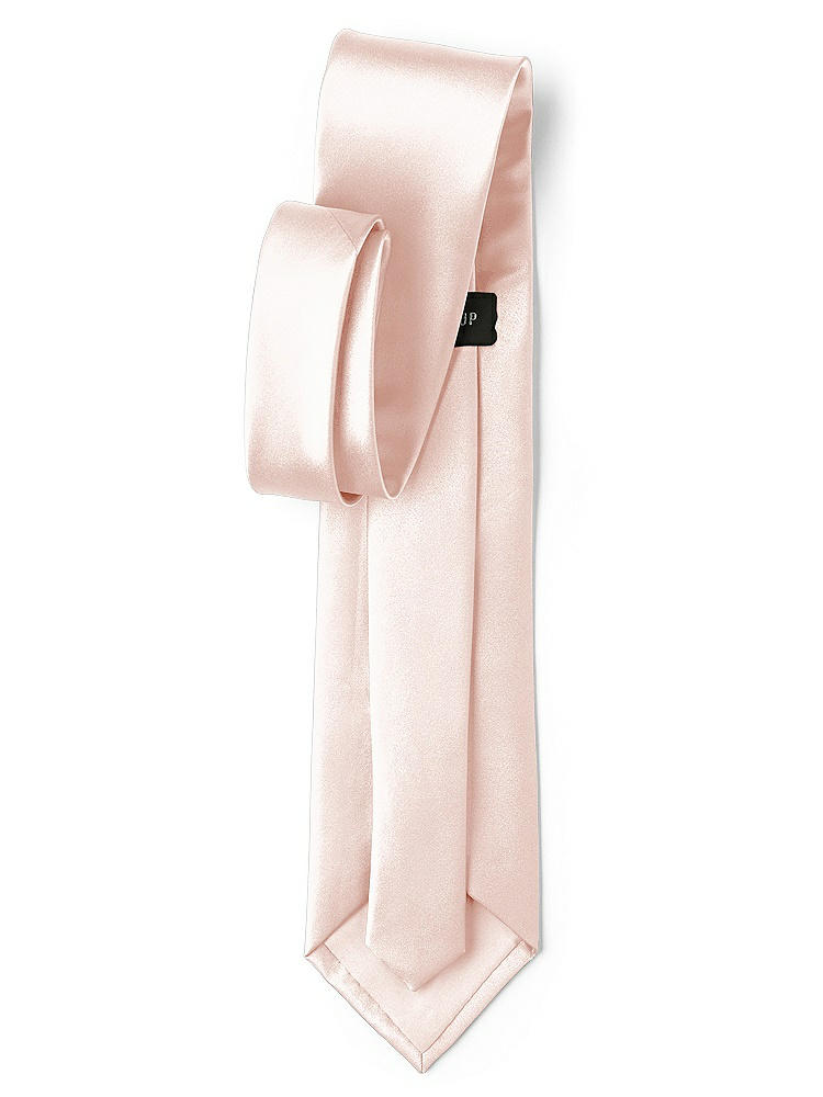Back View - Blush Matte Satin Neckties by After Six