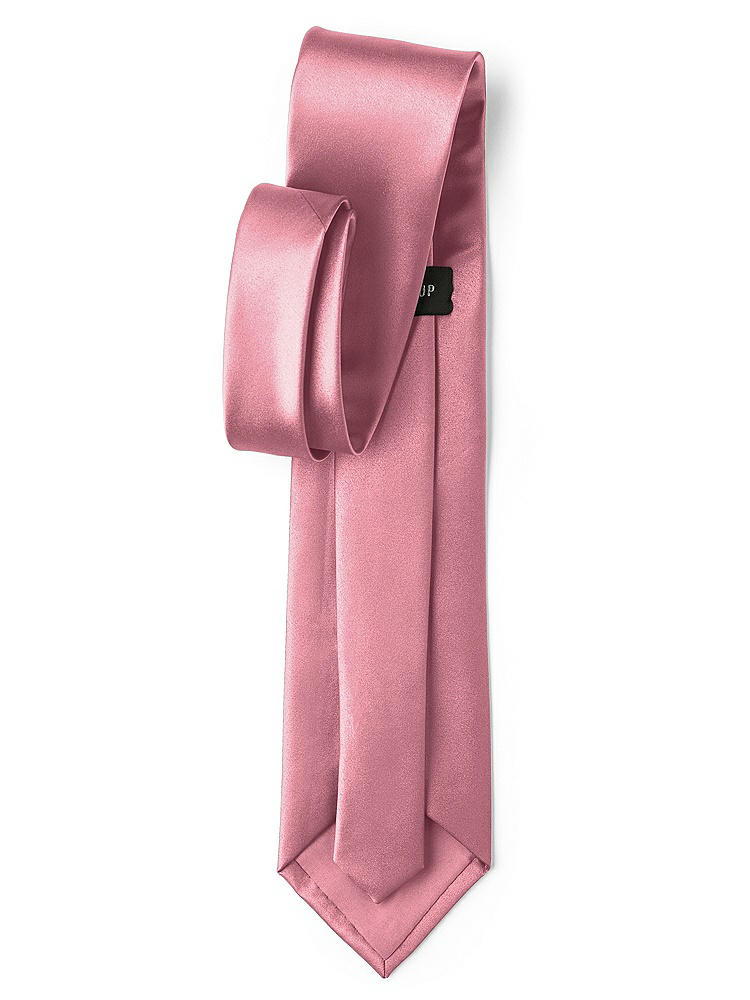 Back View - Carnation Matte Satin Neckties by After Six