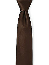 Front View Thumbnail - Espresso Matte Satin Neckties by After Six