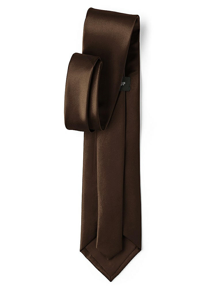 Back View - Espresso Matte Satin Neckties by After Six