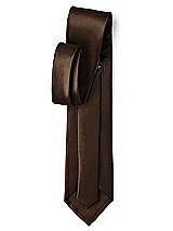 Rear View Thumbnail - Espresso Matte Satin Neckties by After Six